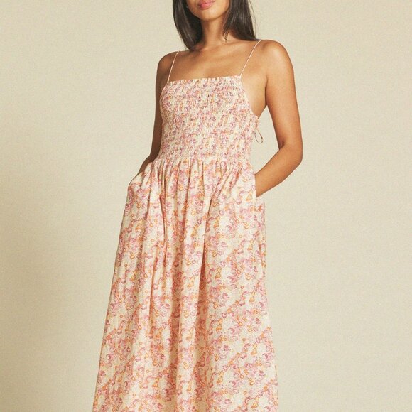 Carmen Dress Pink Currant